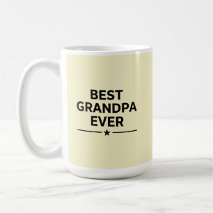 Best grandpa ever coffee mug