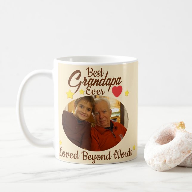 Best Grandpa Ever Coffee Mug (With Donut)