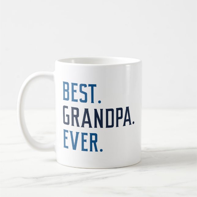 Best Grandpa Ever Coffee Mug (Left)