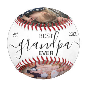 Best Grandpa Ever! Custom Father's Day Baseball 