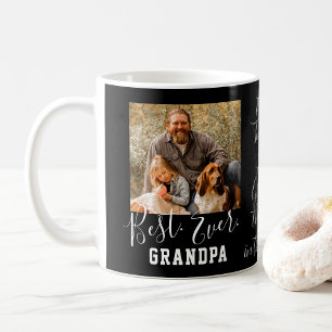 BEST GRANDPA EVER Custom Photo Father's Day Coffee Mug