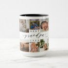 Best Grandpa Ever Elegant Script 8 Photo Collage