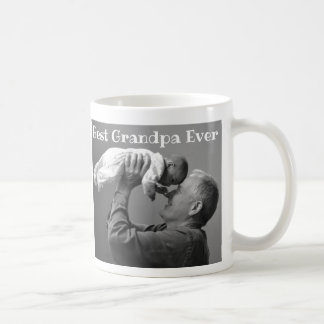 Best Grandpa Ever Family photo Grandchild Grandad Coffee Mug