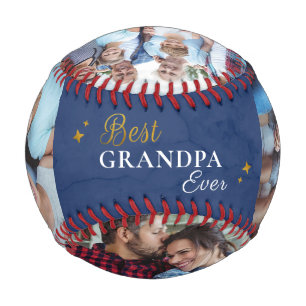 Best Grandpa Ever Family Photos Father's Day Baseball