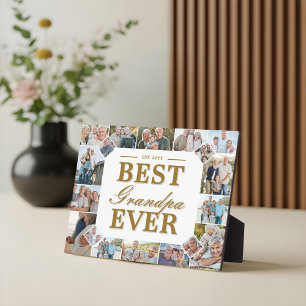 Best Grandpa Ever Father's Day Photo Frame Collage
