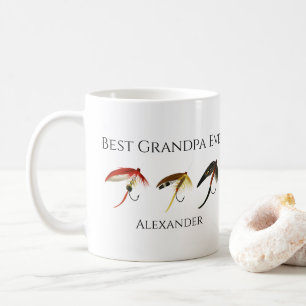 Best Grandpa Ever! Fly Fish Fishermen Flyfishing  Coffee Mug