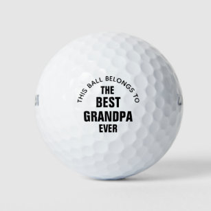 Best Grandpa Ever Golf Balls