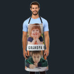 Best Grandpa Ever Grandchildren 2 Photo Collage Apron<br><div class="desc">Best grandpa Ever Apron  to express your love to granddad personalised with 2 favourite photos. Makes a great gift for holidays, grandpa birthday, grandparents day  and father's day.</div>