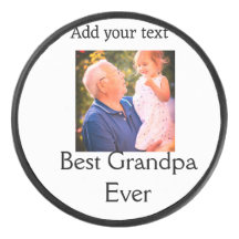 Best Grandpa ever grandfather photo name gifts tex