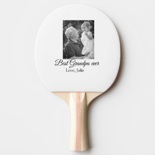 best grandpa ever grandparents photo gifts classic ping pong paddle