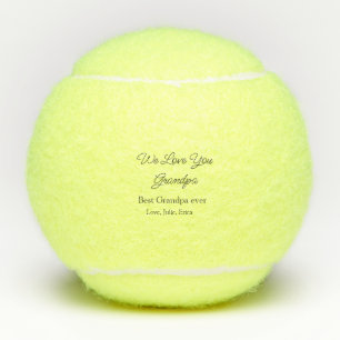 best grandpa ever grandparents photo gifts classic tennis balls
