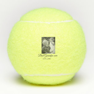 best grandpa ever grandparents photo gifts classic tennis balls