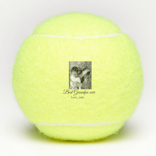 best grandpa ever grandparents photo gifts classic tennis balls