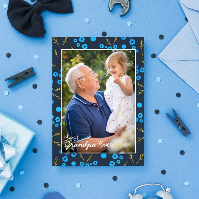 Best Grandpa Ever Holiday Card (Creator Uploaded)