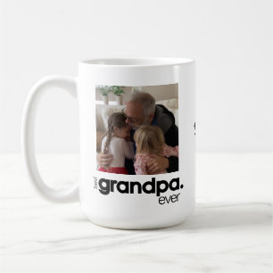 Best Grandpa Ever Large Photo Mug