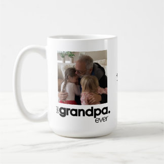 Best Grandpa Ever Large Photo Mug