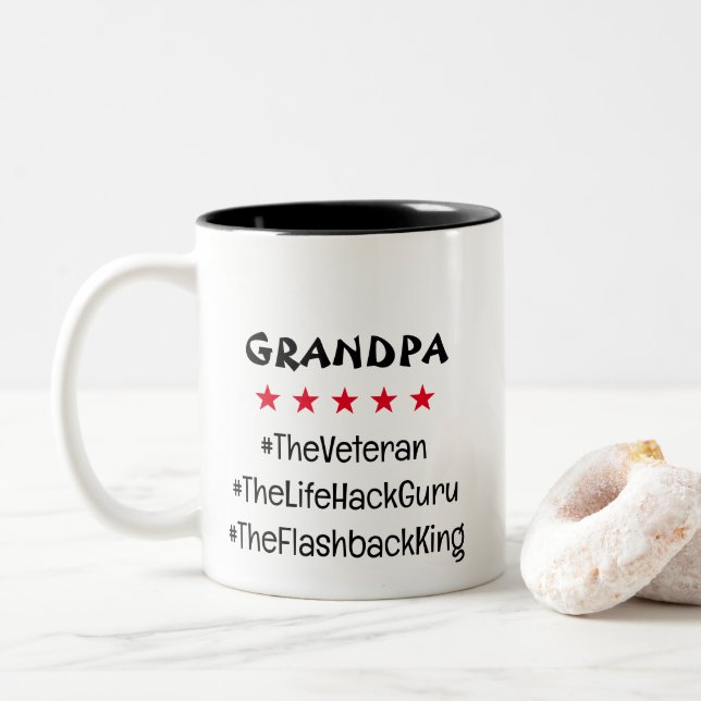 Best Grandpa Ever Mug (With Donut)