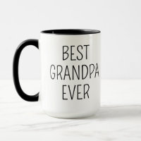 Best Grandpa Ever Mug, Personalised Photo Mug For