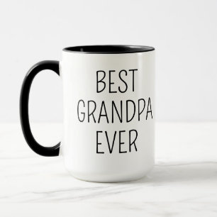 Best Grandpa Ever Mug, Personalised Photo Mug For 