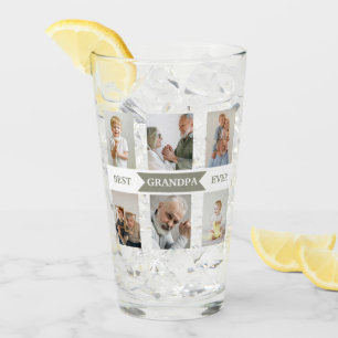 Best Grandpa Ever – Personalised Glass Cup Photos