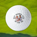 Best Grandpa Ever – Personalised Photo Golf Balls<br><div class="desc">Celebrate your grandfather's love for golf with this custom ball set with a printed photo of his grandchildren and the heartfelt quote "Best Grandpa Ever". You can change the second line "we love you" for any custom message, the kids' initials, or names. Perfect for Father's Day, his birthday, or any...</div>