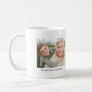Best Grandpa Ever Personalized Full Photo Gift  Coffee Mug