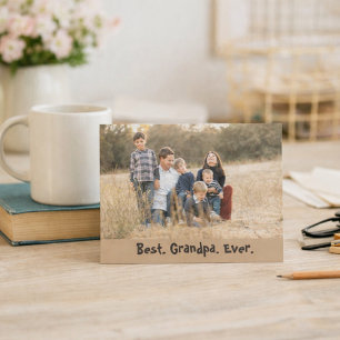 Best Grandpa Ever Photo Postcard