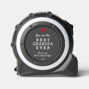 Best Grandpa Ever Red Heart Family Names 1