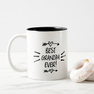 Best Grandpa Ever Two-Tone Coffee Mug