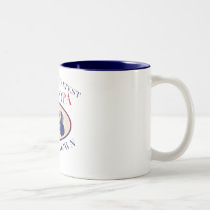 Best Grandpa Hands Down Two-Tone Coffee Mug