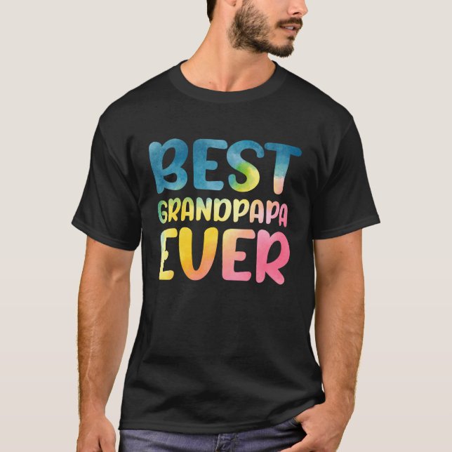 Best Grandpapa Ever  Father's Day Grandpapa T-Shirt (Front)