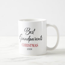 Best Grandparents Christmas Photo Coffee Mug
