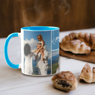 Best Grandparents Ever Photo Collage Coffee Mug