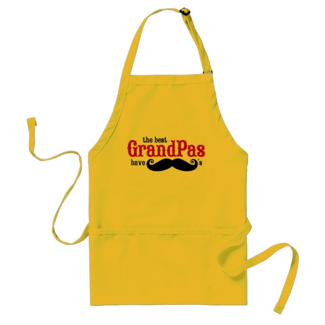 Best Grandpas Have Moustaches Apron (Front)