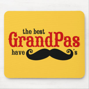Best Grandpas Have Moustaches Mousepad