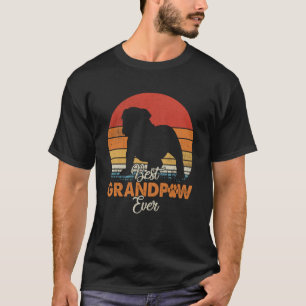 Best Grandpaw Ever Bulldog Grandpa T-Shirt