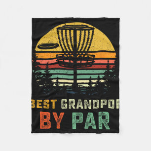 Best Grandpop Disc Golf Gift Grandpa Frisbees Disc Fleece Blanket