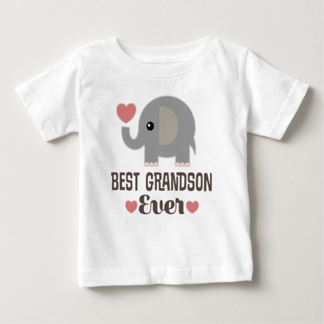 Best Grandson Ever Outfit Baby T-Shirt (Front)
