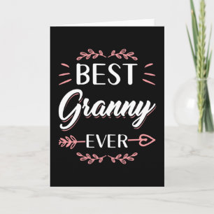 Best Granny Ever Best Grandma Gift Card