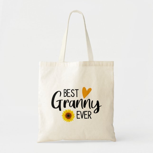 Best Granny Ever // Cute Mother's Day Gift Tote Bag (Front)