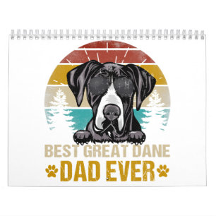 best great dane dad ever  dog lover  calendar