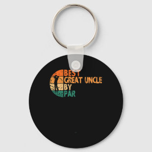 Best Great Uncle By Par Golfing Funny Golf Golfer Key Ring