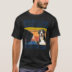 Best Greater Swiss Mountain Dog Dad Ever Dog T-Shirt