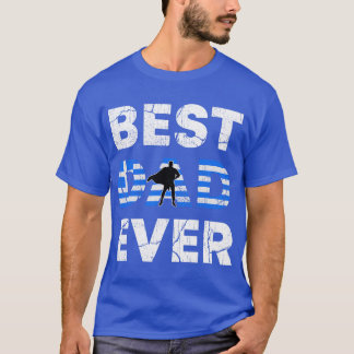 Best Greek Dad Ever Greece Daddy Fathers Day Gift  T-Shirt