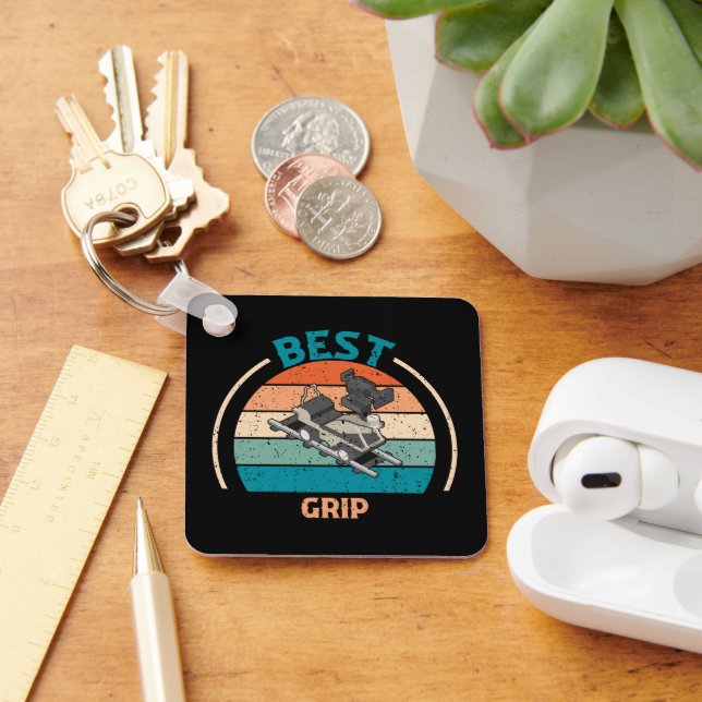 Best Grip - Retro Style Keychain (Desk)