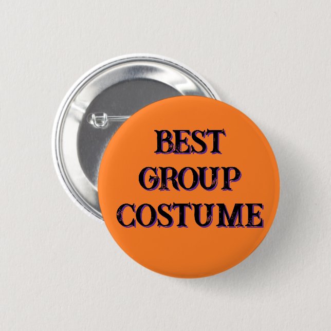 "Best Group Costume" Award Button (Front & Back)