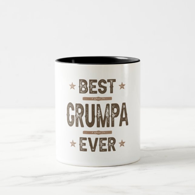 Best Grumpa Ever  Two-Tone Coffee Mug (Center)