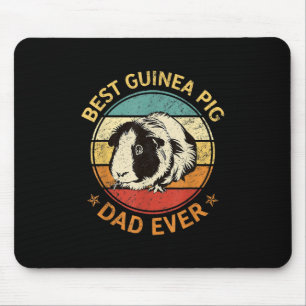 Best Guinea Pig Dad Ever Funny Guinea Pig Daddy Mouse Pad