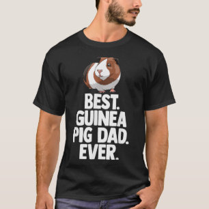 Best Guinea Pig Dad Ever Tee Women Funny Cavy Pet