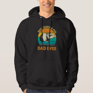 Best Guinea Pig Dad Ever Vintage Sunset Hoodie